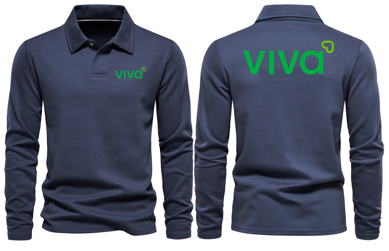 VIVA AIR  LONG SLEEVE  POLO
