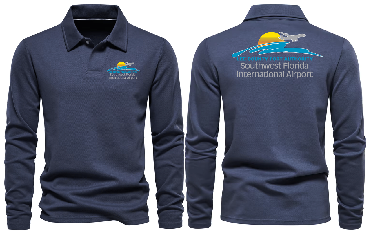 FLORIADA AIRPORT LONG SLEEVE  POLO