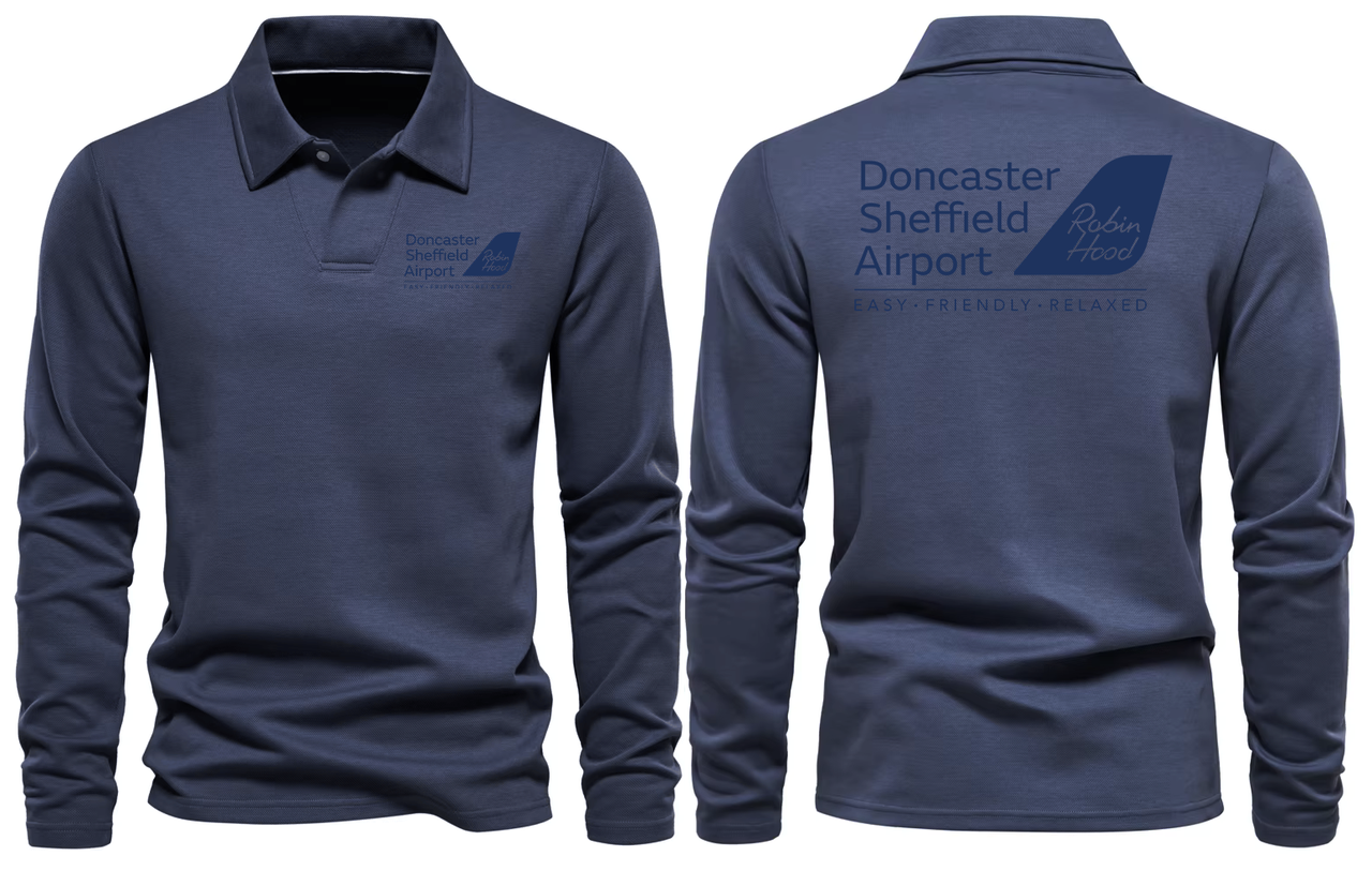 SHEFFIELD AIRPORT LONG SLEEVE  POLO