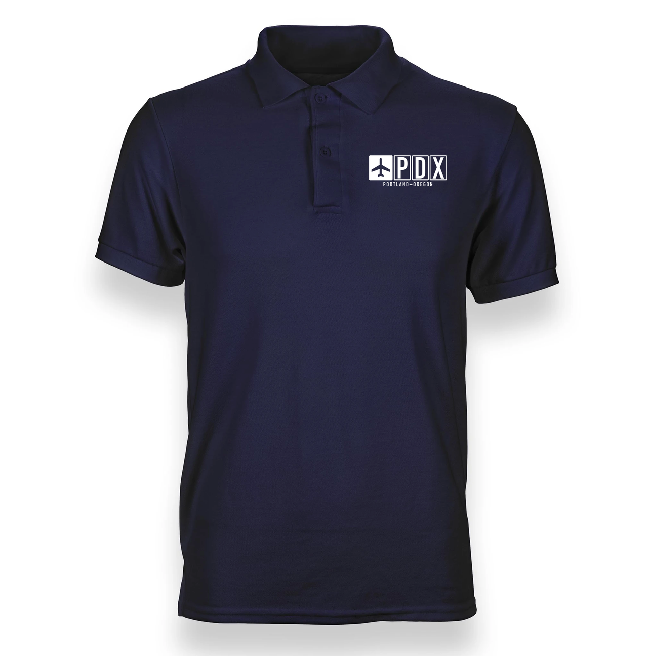 PDX AIRPORT POLO T-SHIRT