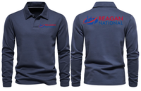 Thumbnail for REAGON AIRPORT LONG SLEEVE  POLO