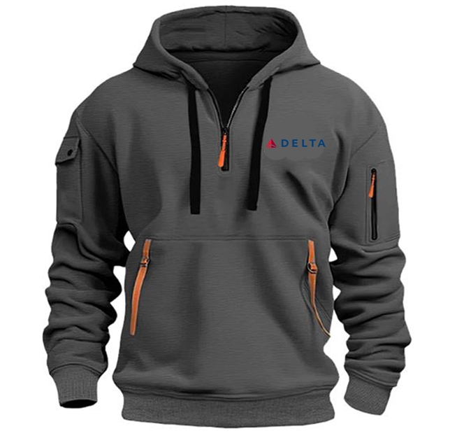 DELTA AIRWAYS HOODED JACKET PULLOVER