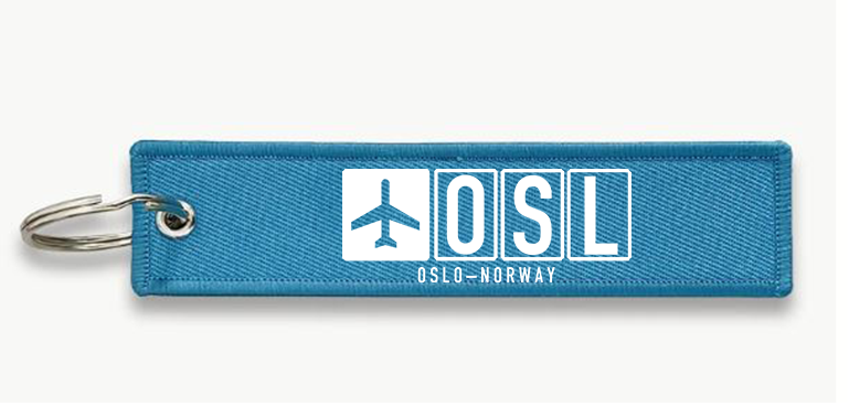 OSL AIRPORT KEY CHAIN