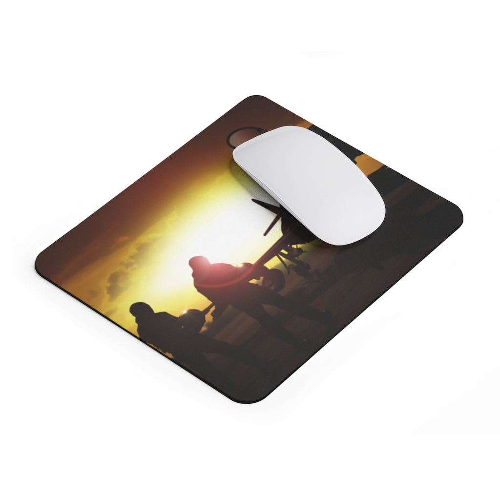 AVIATION EVENING -  MOUSE PAD Printify