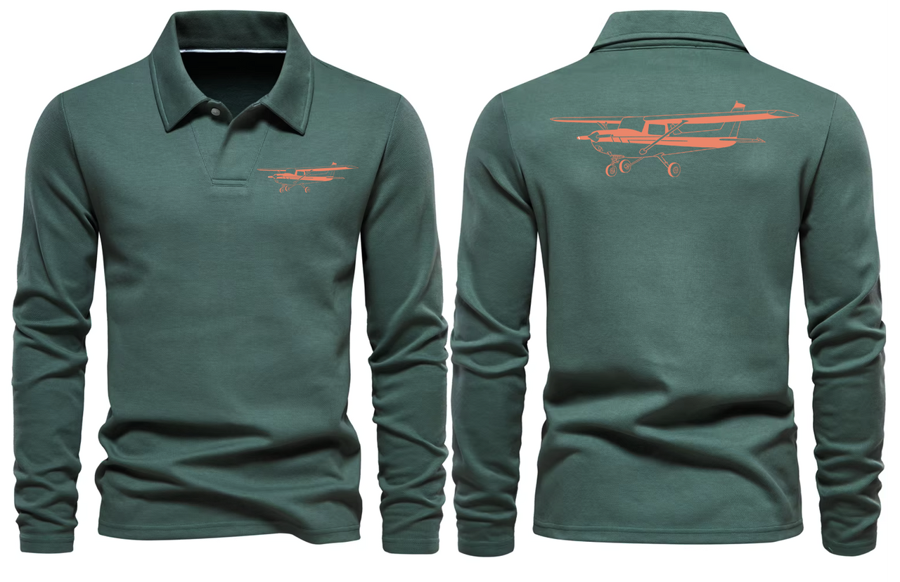 CESSNA LONG SLEEVE  POLO