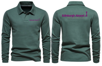 Thumbnail for AER EDINBURG AIRPORT LONG SLEEVE  POLO