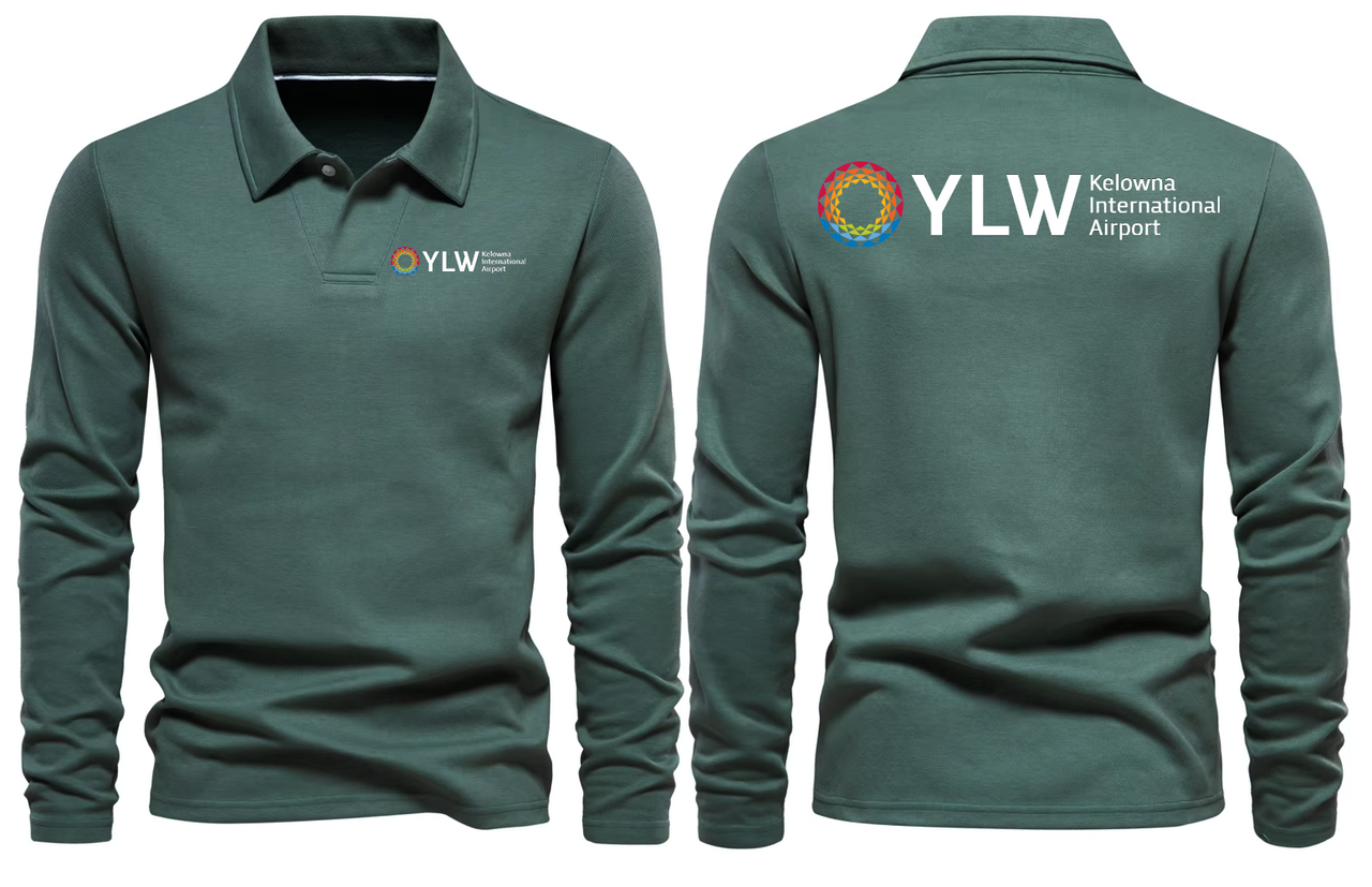 YLW AIRPORT LONG SLEEVE  POLO