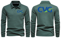 Thumbnail for AER CVG AIRPORT LONG SLEEVE  POLO