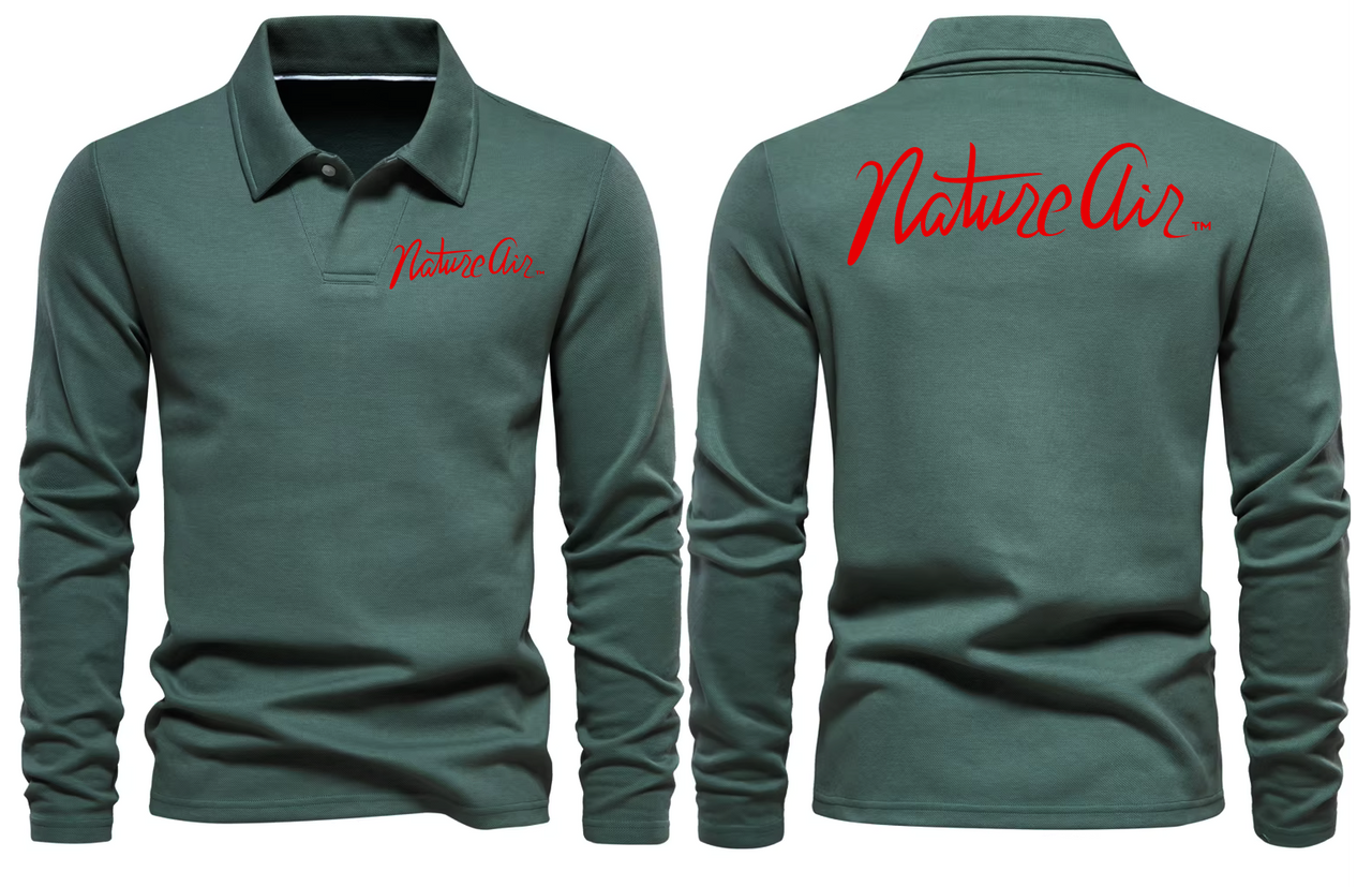 NATURE AIR LONG SLEEVE  POLO