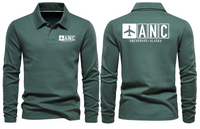 Thumbnail for ANC AIRPORT LONG SLEEVE POLO