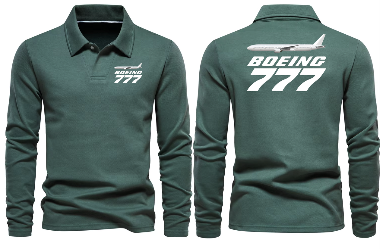 BOEING 777  LONG SLEEVE  POLO