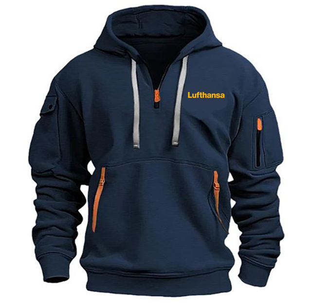 LUFTHNSA AIRWAYS HOODED JACKET PULLOVER