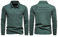 Thumbnail for KANSAS AIRPORT LONG SLEEVE  POLO