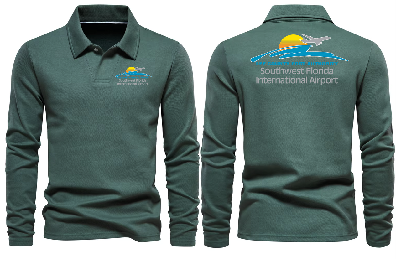 FLORIADA AIRPORT LONG SLEEVE  POLO