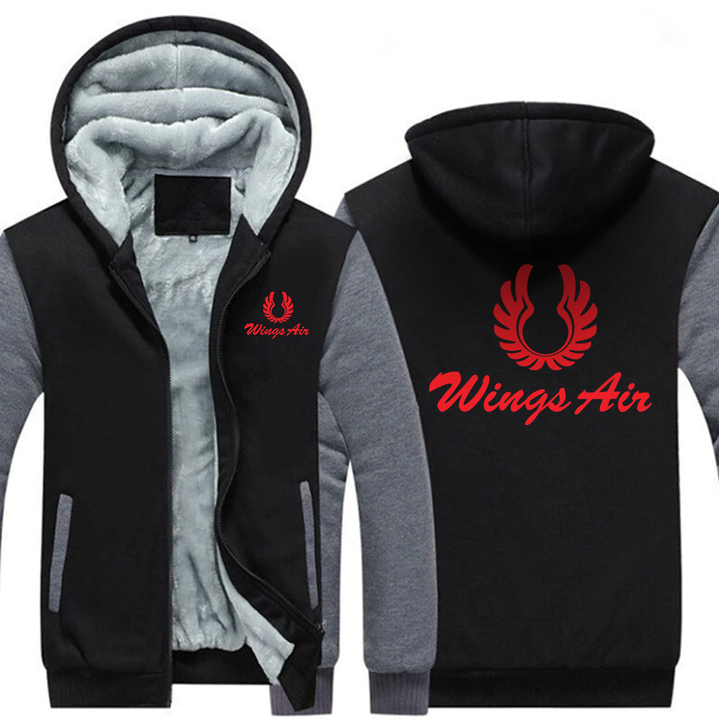 WINGS AIRLINES  JACKETS FLEECE SWEATSHIRT