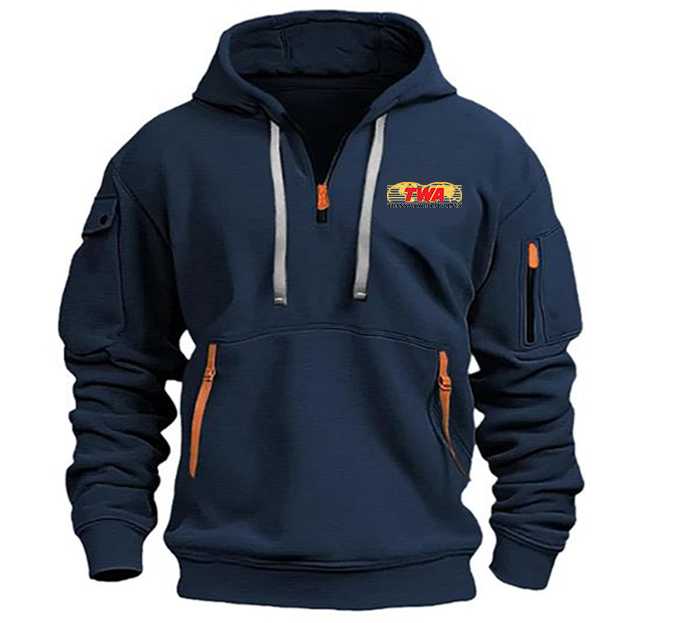 TWA AIRLINE HOODED JACKET PULLOVER