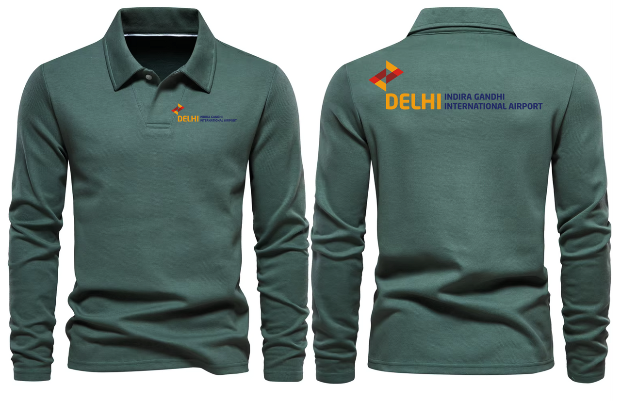 INDERA AIRPORT LONG SLEEVE  POLO
