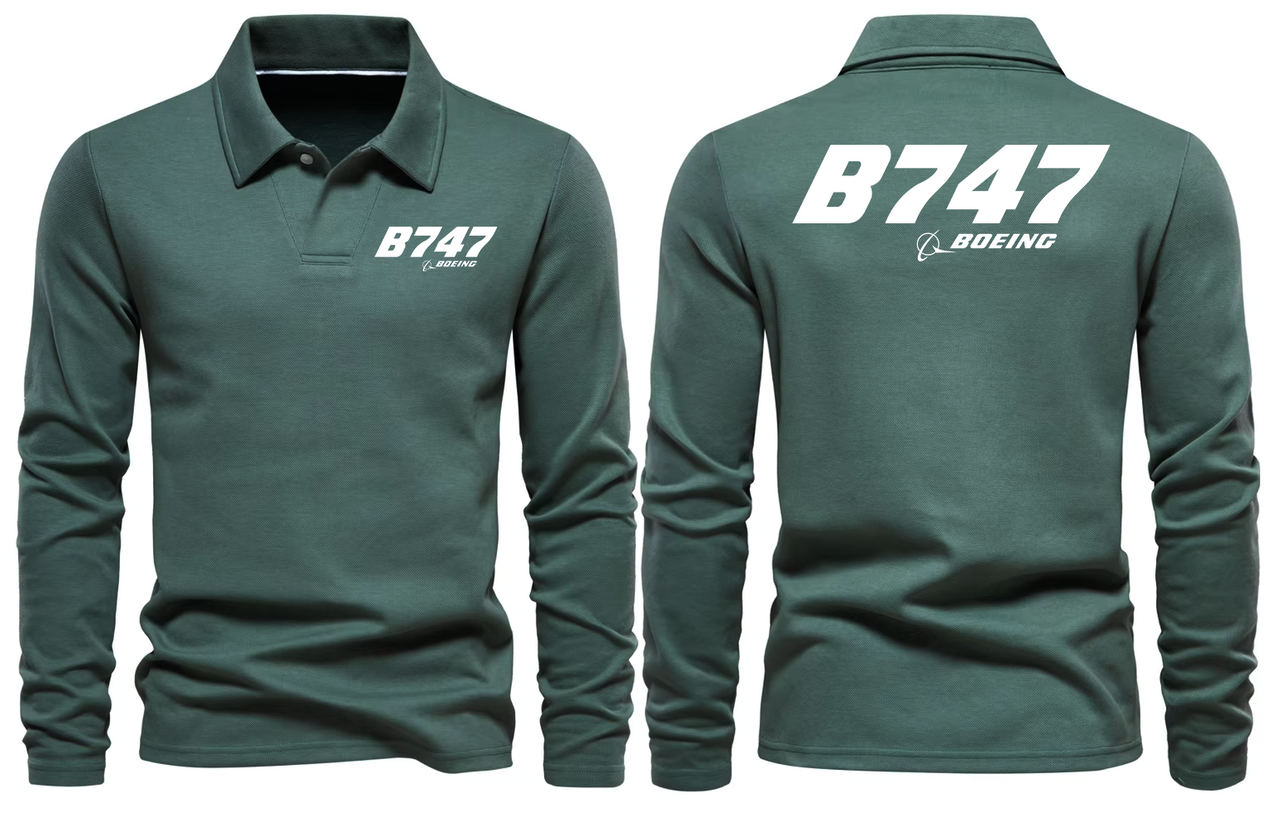 BOEING 747  LONG SLEEVE  POLO