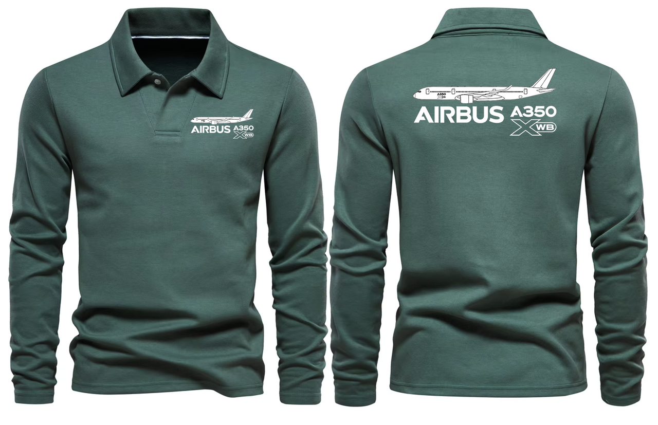 AIRBUS 350  XWB LONG SLEEVE  POLO