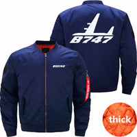 Thumbnail for Boeing 747 Ma-1 Bomber Jacket Flight Jacket Aviator Jacket THE AV8R