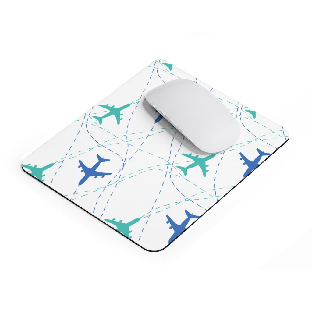 AIRCRAFT TRAVEL AROUND  -  MOUSE PAD Printify