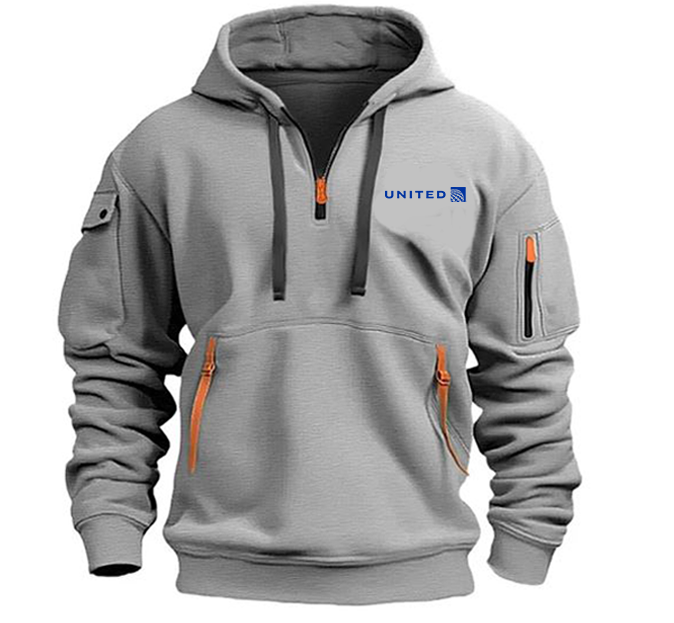 UNITED AIRLINE HOODED JACKET PULLOVER