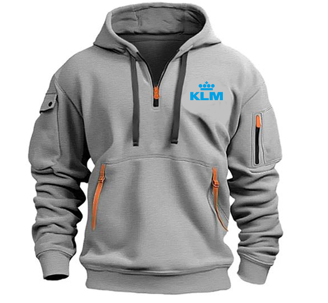 KLM AIRWAYS AIRLINE HOODED JACKET PULLOVER