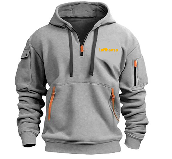 LUFTHNSA AIRWAYS HOODED JACKET PULLOVER