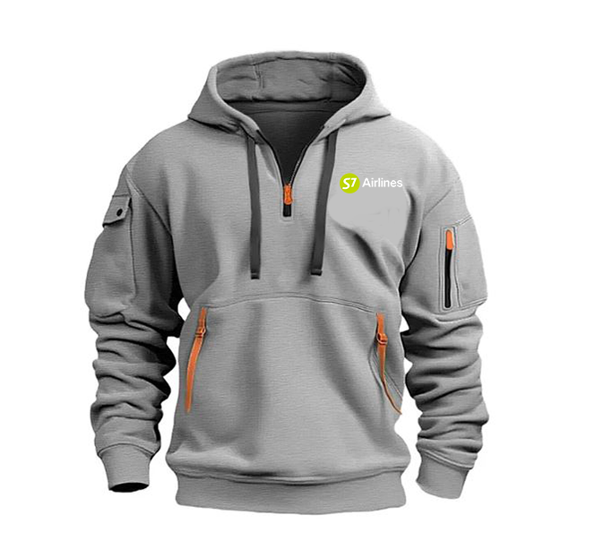 S7 AIRLINE HOODED JACKET PULLOVER