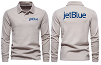 Thumbnail for JET BLUE LONG SLEEVE  POLO