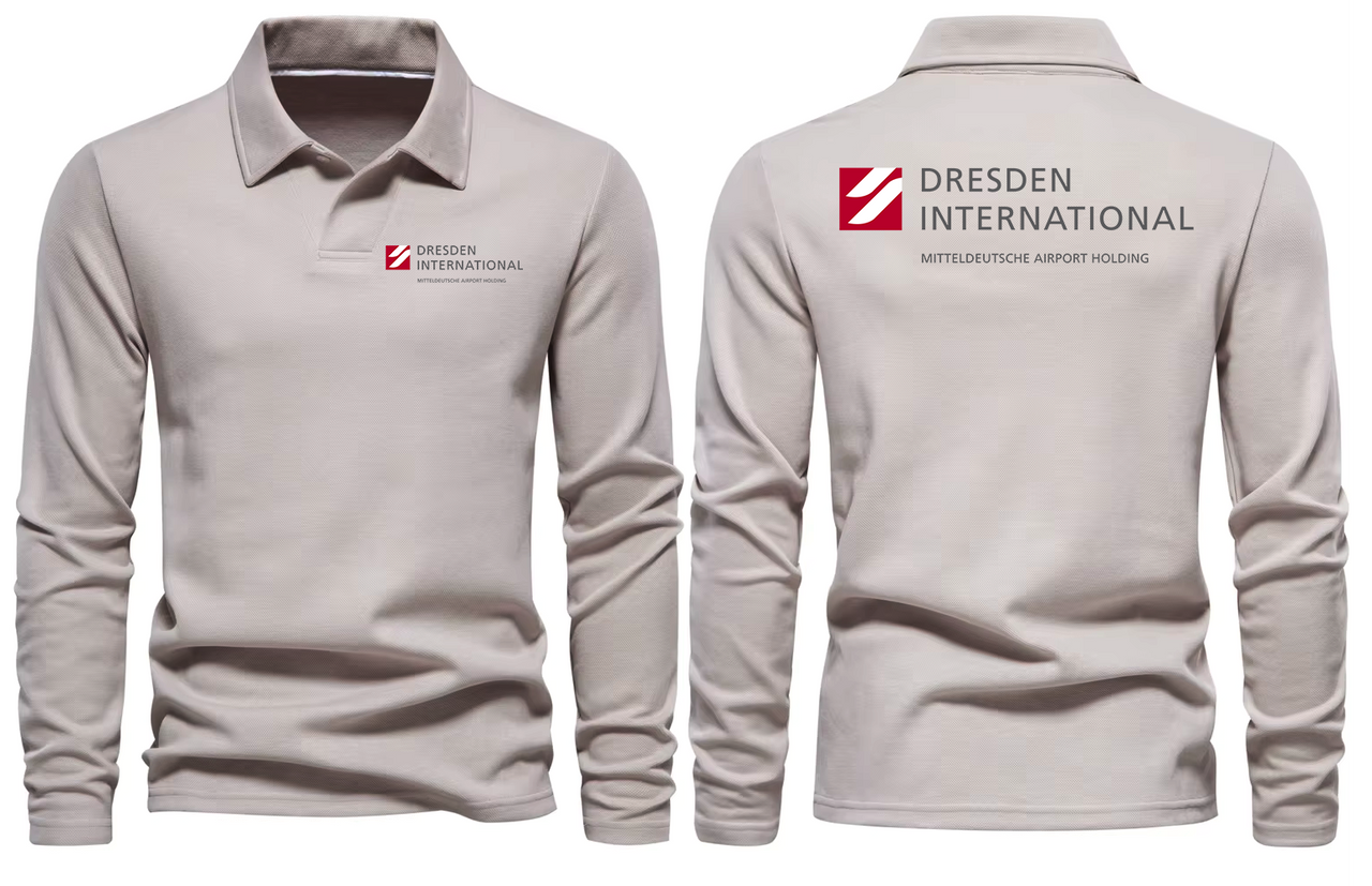 AER DREDEN AIRPORT LONG SLEEVE  POLO
