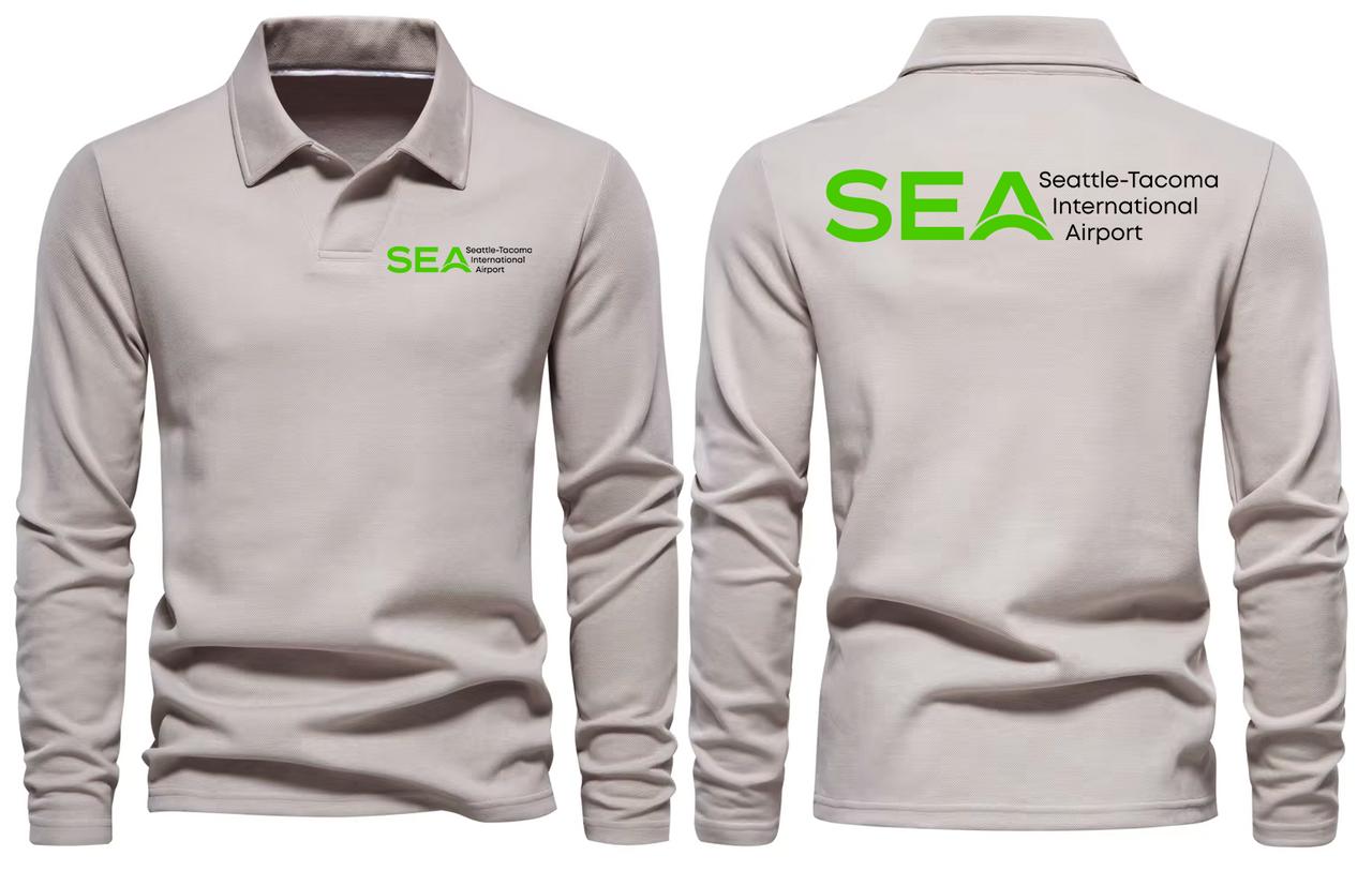 AER SEA AIRPORT LONG SLEEVE  POLO