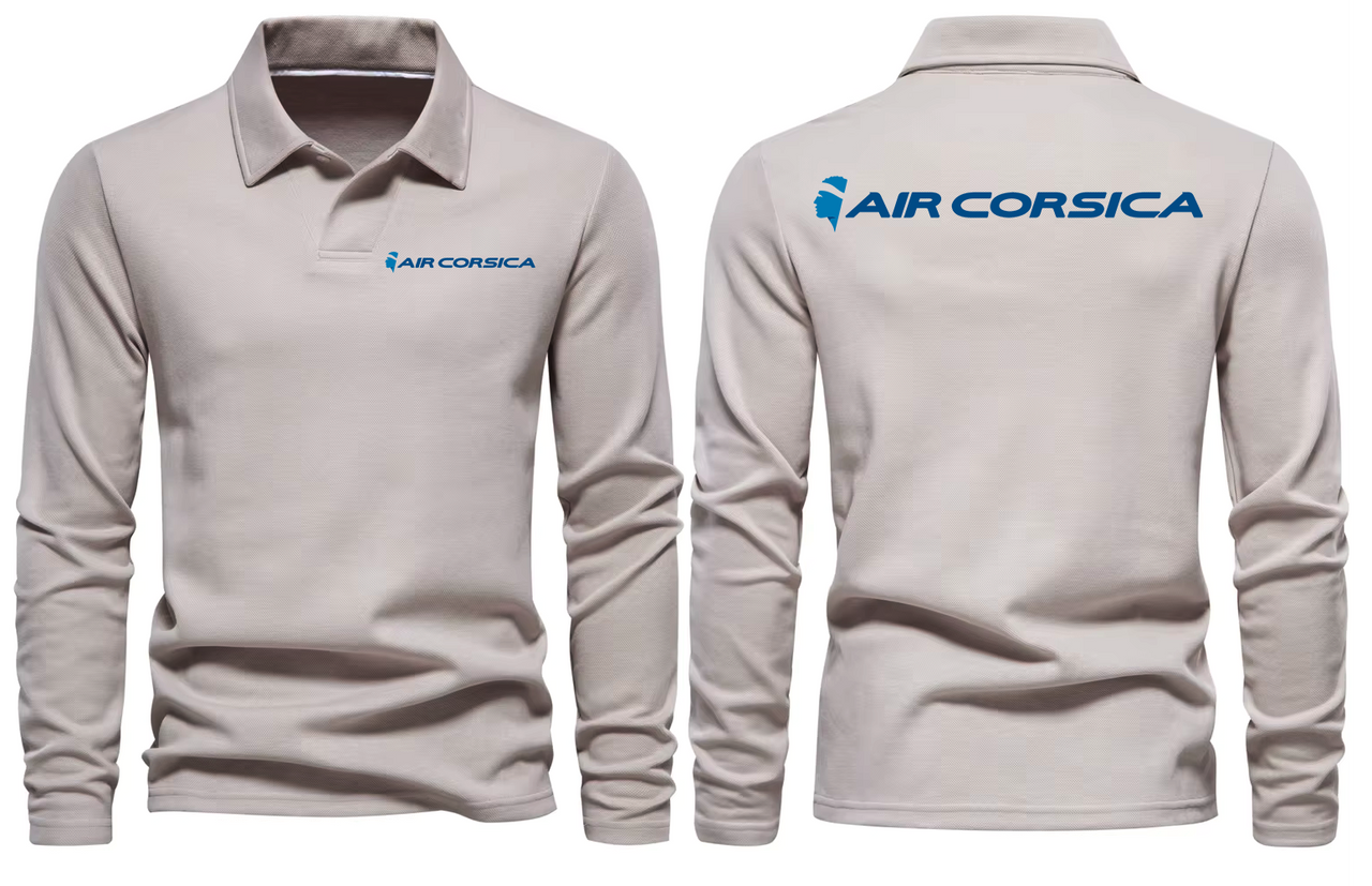 AIR CORSICA LONG SLEEVE  POLO