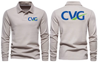 Thumbnail for AER CVG AIRPORT LONG SLEEVE  POLO