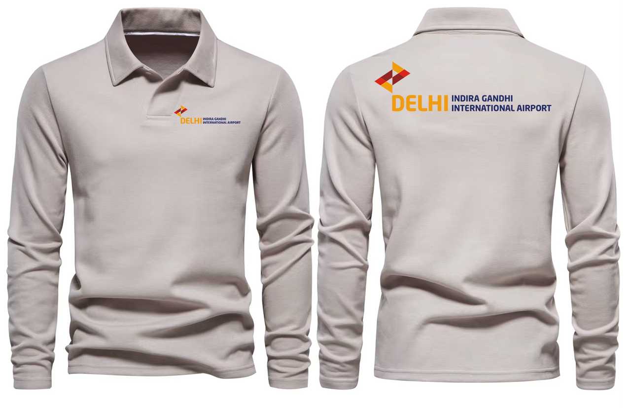 INDERA AIRPORT LONG SLEEVE  POLO