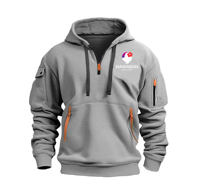 HAWAIIAN AIRLINE HOODED JACKET PULLOVER