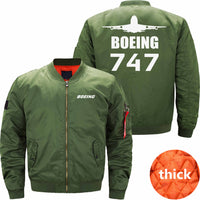 Thumbnail for Boeing 747 Ma-1 Bomber Jacket Flight Jacket Aviator Jacket THE AV8R