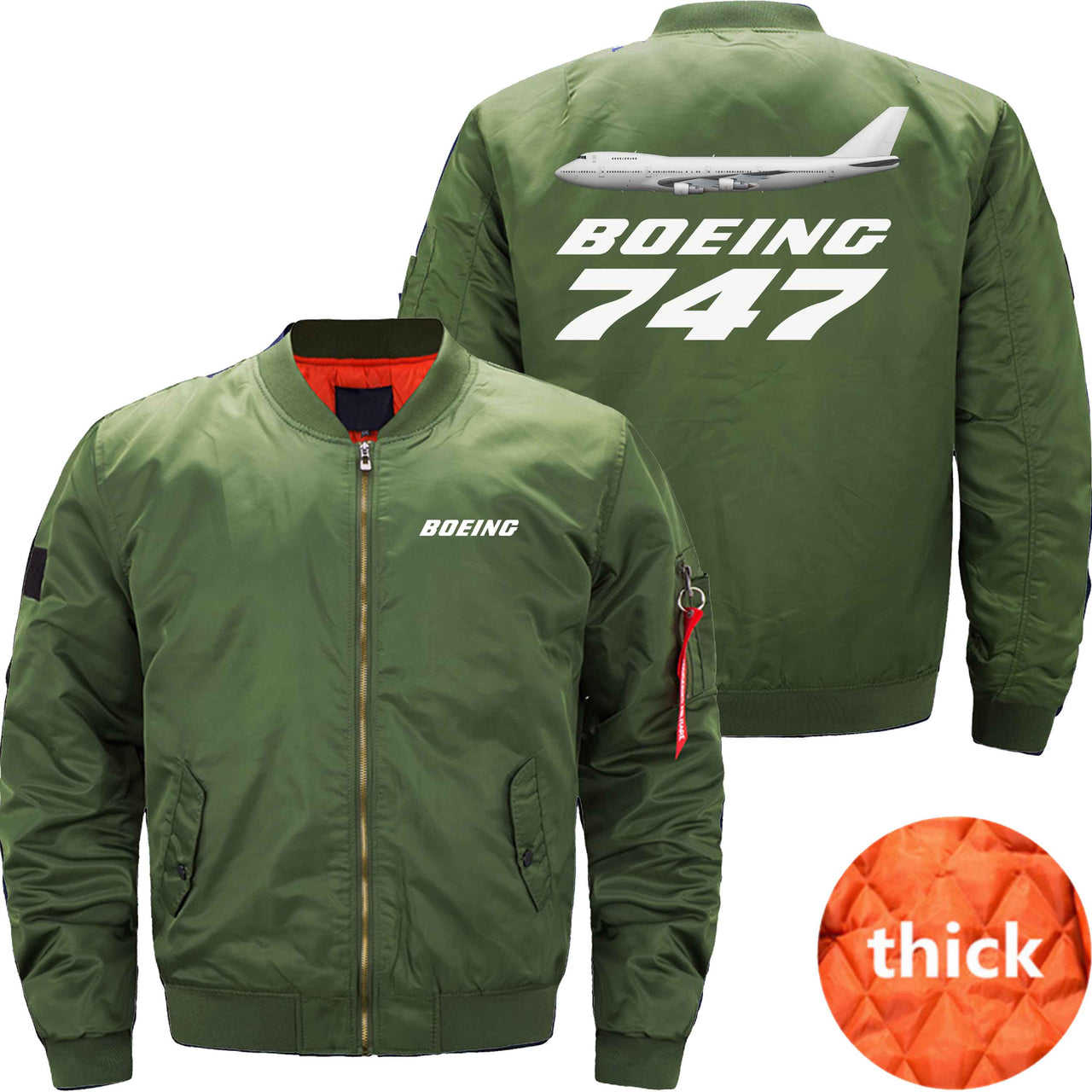 Boeing 747 Ma-1 Bomber Jacket Flight Jacket Aviator Jacket THE AV8R