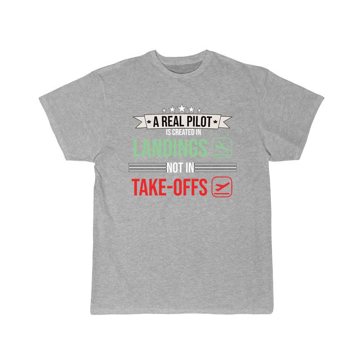 Pilot landing airplane take off aviation T-SHIRT THE AV8R