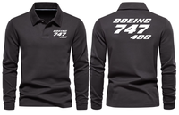 Thumbnail for BOEING 747 - 400 LONG SLEEVE  POLO
