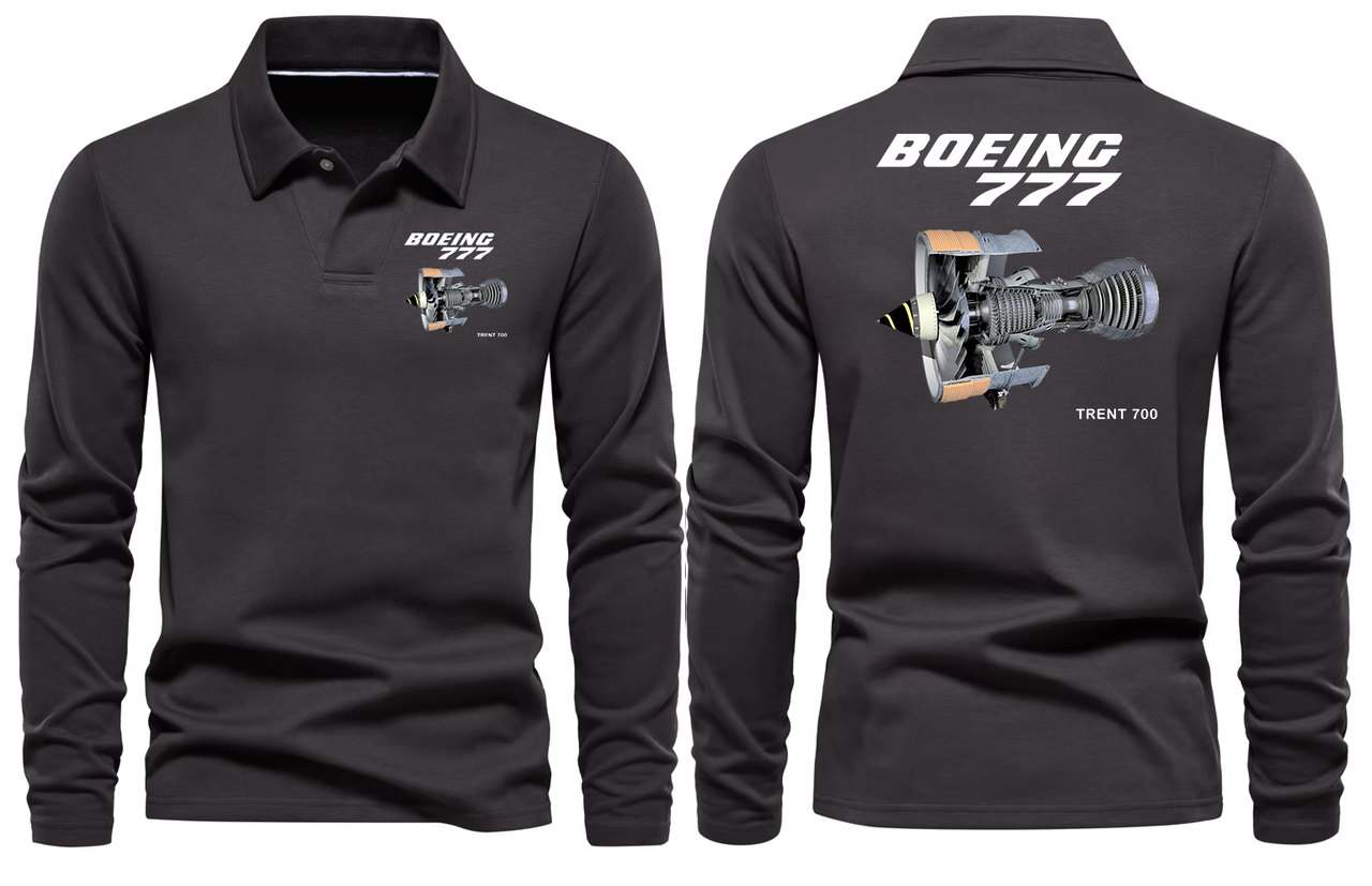 BOEING 777  TRENT700 LONG SLEEVE  POLO
