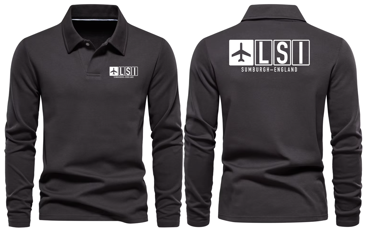 LSI AIRPORT LONG SLEEVE POLO