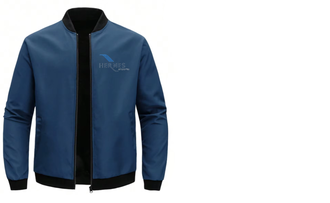 HERMES AIRPORTS SOLID COLOR JACKET