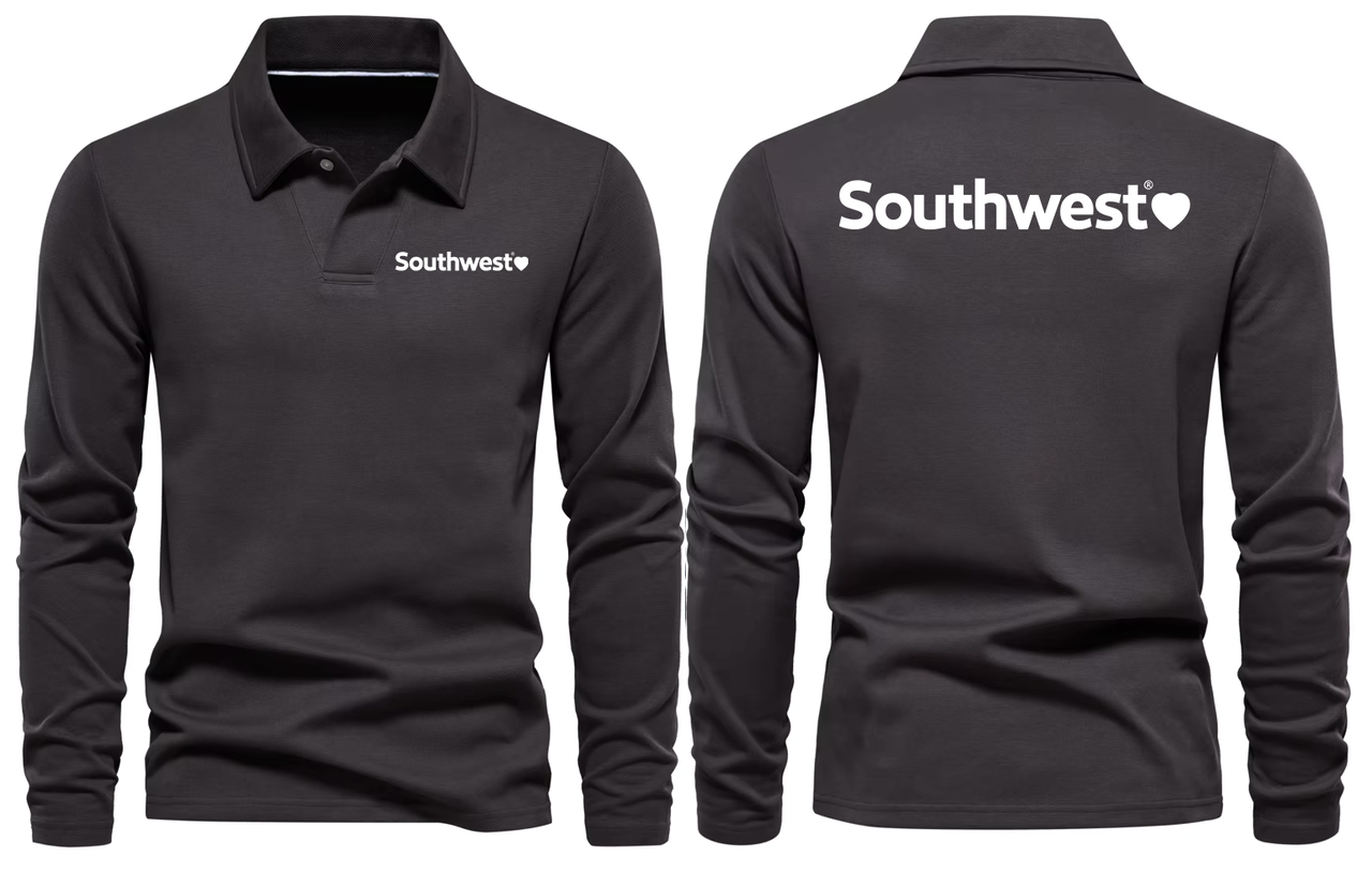 SOUTHWEST AIRLINES LONG SLEEVE  POLO