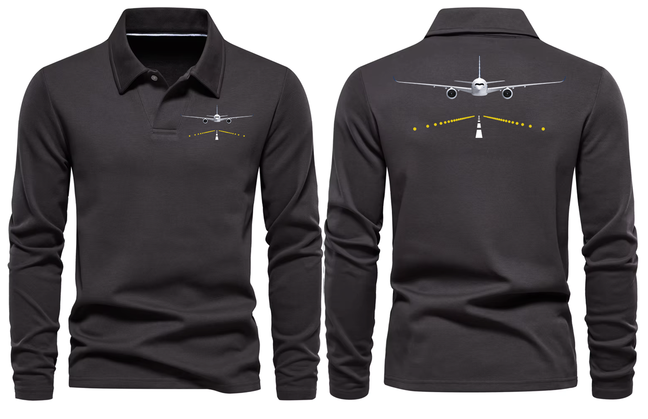 AIRBUS A350  LONG SLEEVE  POLO