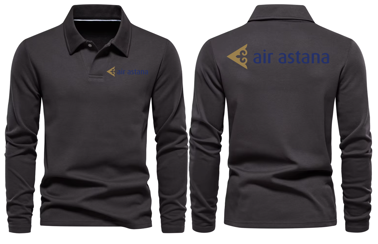 ASTANA AIRLINES LONG SLEEVE  POLO