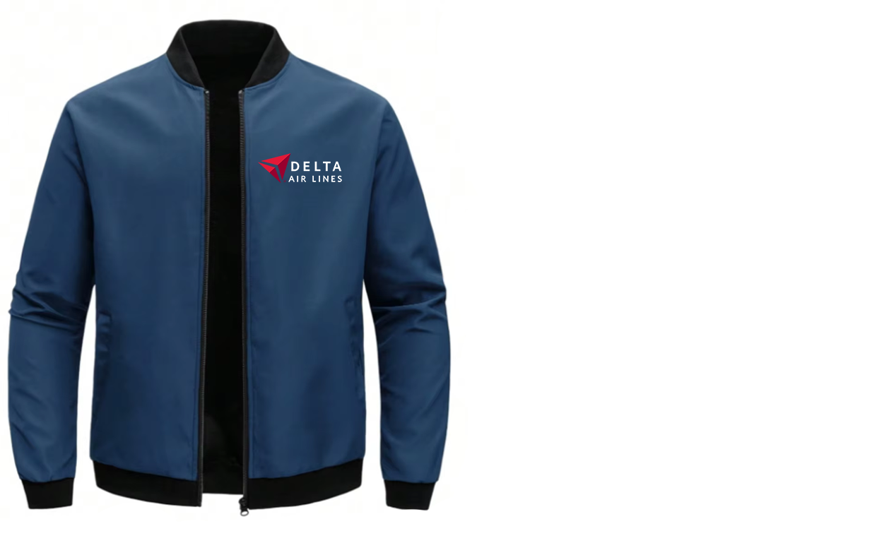 DELTA AIR LOOSE SOLID COLOR JACKET