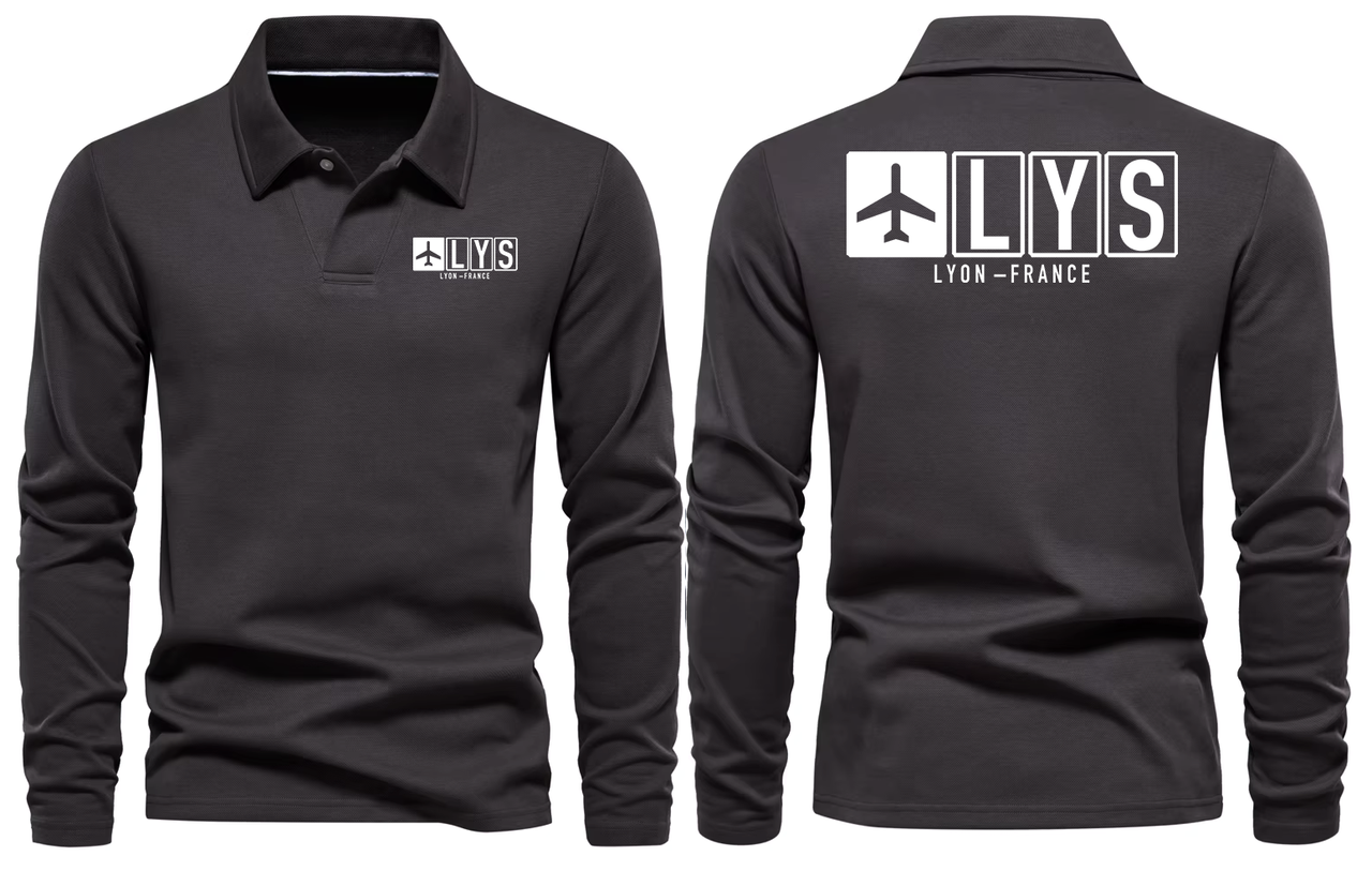 LYS AIRPORT LONG SLEEVE POLO
