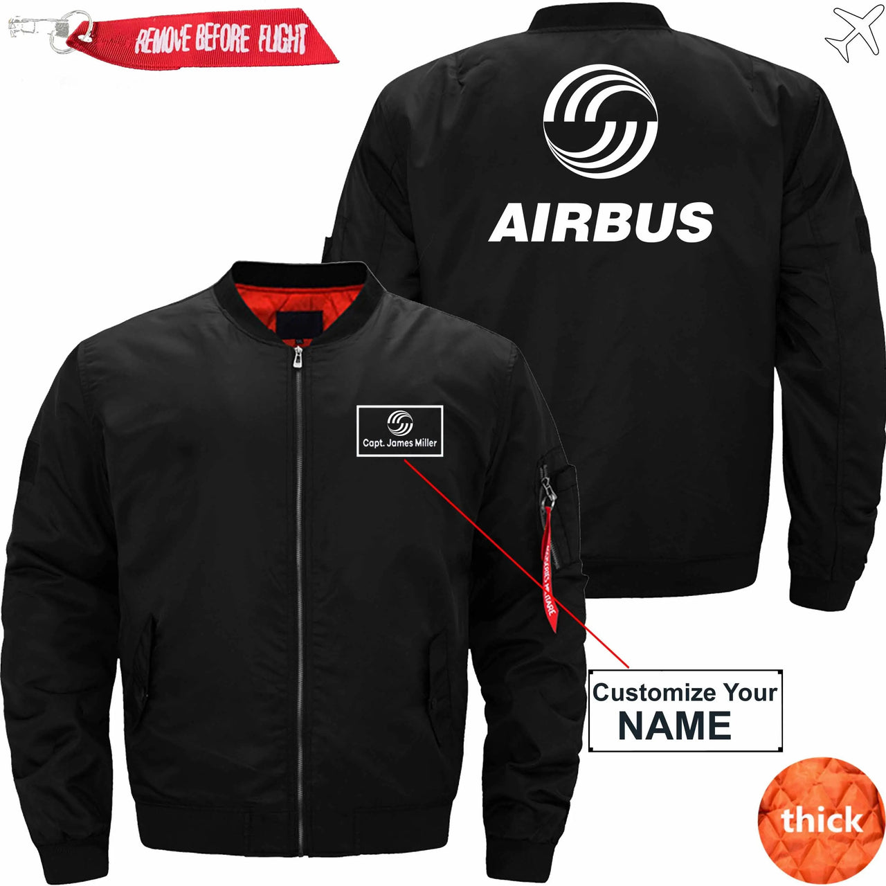 AIRBUS  CUSTOM NAME - JACKET THE AV8R