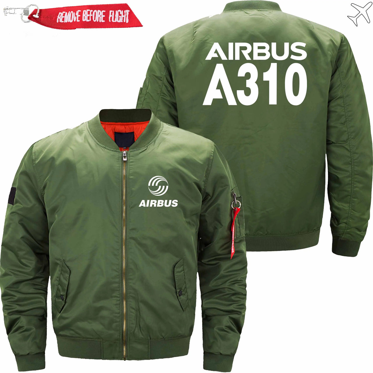 AIRBUS A310 Ma-1 Bomber Jacket Flight Jacket Aviator Jacket THE AV8R